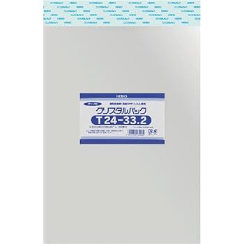 OPPクリスタルパック クリアヘッダー付 ２ 100枚】HEIKO クリスタルパック ヘッダー付き OPP袋 透明 幅3×高